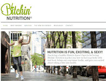 Tablet Screenshot of bitchinnutrition.com